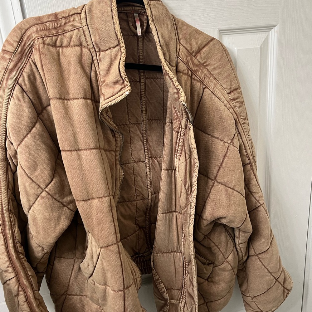 Free People Dolman Quilted Knit Jacket